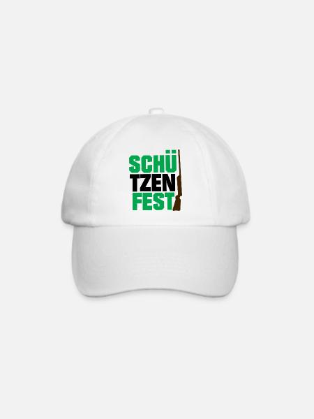 Schützenfest - Baseballkappe - Weiß/Weiß