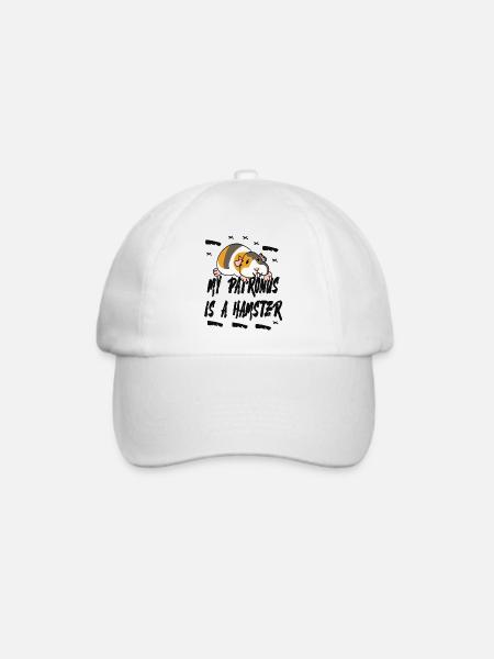 hamster ist mein Geistestier My Patronus Is A Hams - Baseballkappe - Weiß/Weiß
