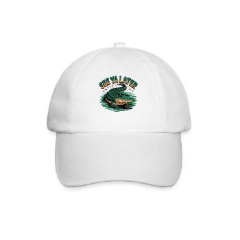 Bis später Alligator - Baseballkappe - Weiß/Weiß - Vorne