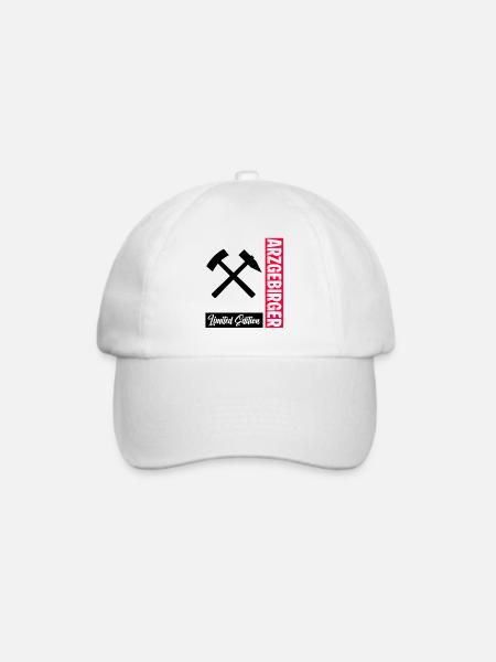 Erzgebirger Limitiert - Baseballkappe - Weiß/Weiß