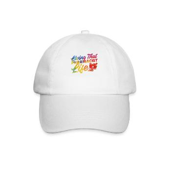 Pharmacy Tech Technician - Baseballkappe - Weiß/Weiß - Vorne