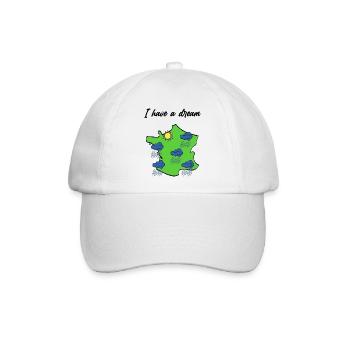 Soleil de Normandie Geschenkidee für stolze Normannen - Baseballkappe - Weiß/Weiß - Vorne