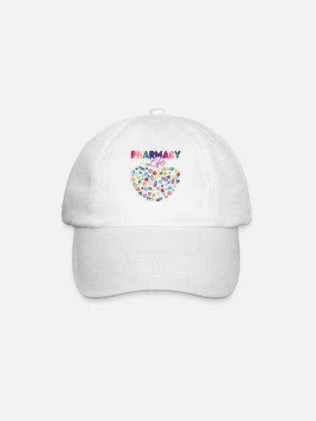 Pharmacy Tech Technician - Baseballkappe - Weiß/Weiß