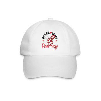 Pharmacy Tech Technician - Baseballkappe - Weiß/Weiß - Vorne