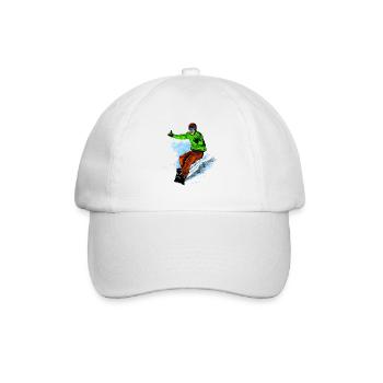 Snowboarding - Baseballkappe - Weiß/Weiß - Vorne