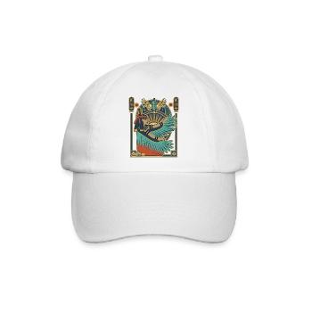 MAAT Göttin der Gerechtigkeit - Baseballkappe - Weiß/Weiß - Vorne