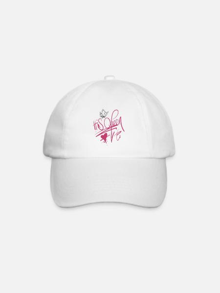Queen - Baseballkappe - Weiß/Weiß
