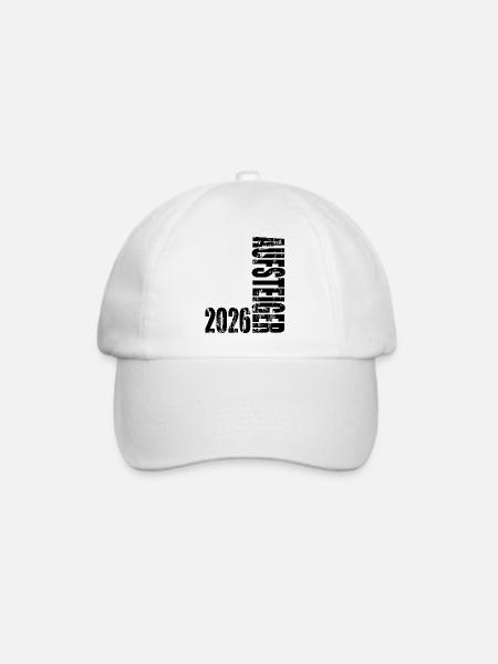 Aufsteiger 2026 Aufstiegstrikot Aufstieg 26 - Baseballkappe - Weiß/Weiß