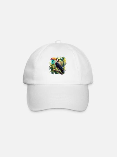 Tukane Tukan - Baseballkappe - Weiß/Weiß