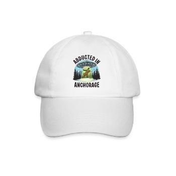Abducted in Anchorage - Baseballkappe - Weiß/Weiß - Vorne