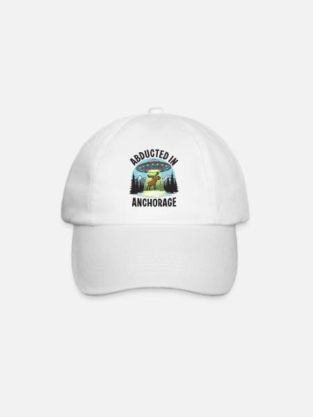 Abducted in Anchorage - Baseballkappe - Weiß/Weiß