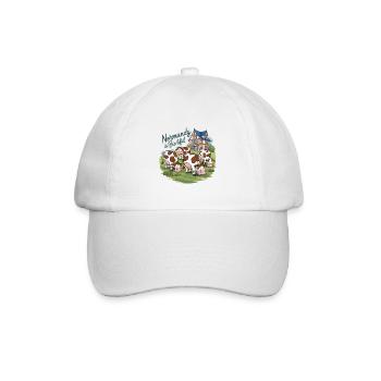 Normandie Humor Geschenk Die Normandie ist schön - Baseballkappe - Weiß/Weiß - Vorne