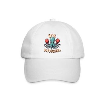 Anders treffen - Baseballkappe - Weiß/Weiß - Vorne