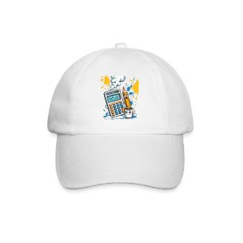 Kreidezeit Chaos Mathematik - Baseballkappe - Weiß/Weiß - Vorne