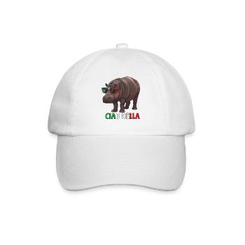 Ciao Bella - Baseballkappe - Weiß/Weiß - Vorne