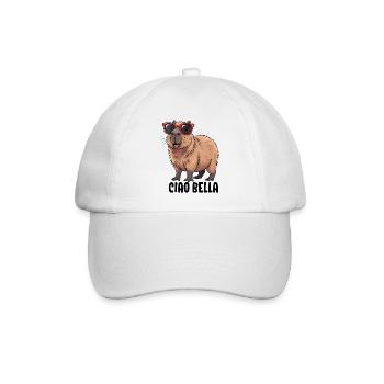 Ciao Bella - Baseballkappe - Weiß/Weiß - Vorne