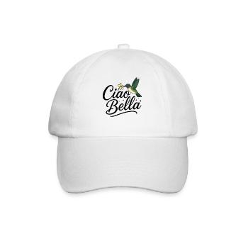 Ciao Bella - Baseballkappe - Weiß/Weiß - Vorne
