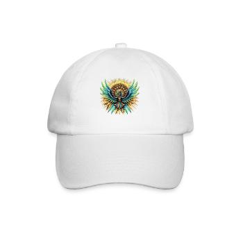 Azteken - Baseballkappe - Weiß/Weiß - Vorne