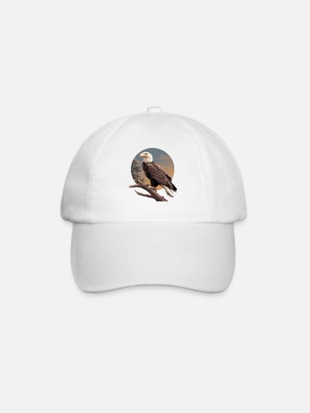 Adler - Baseballkappe - Weiß/Weiß