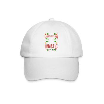 Weihnachtsmann Die Waren Alle Unartig - Baseballkappe - Weiß/Weiß - Vorne