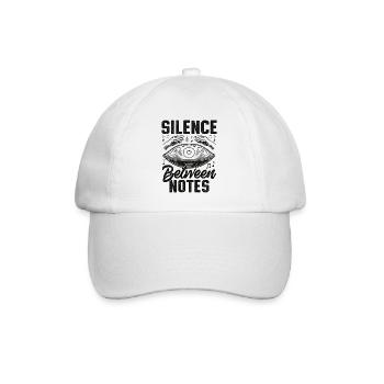 Silence Between Notes - Baseballkappe - Weiß/Weiß - Vorne