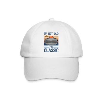 I'm not old I'm classic Curling Retro Vintage - Baseballkappe - Weiß/Weiß - Vorne