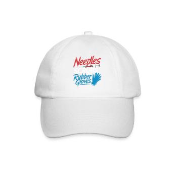 Needles Scrubs and Rubber Gloves - Baseballkappe - Weiß/Weiß - Vorne