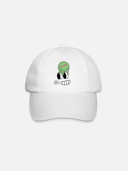 Stay Cool - Baseballkappe - Weiß/Weiß