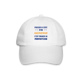 Ein Moderator fehlt - Baseballkappe - Weiß/Weiß - Vorne