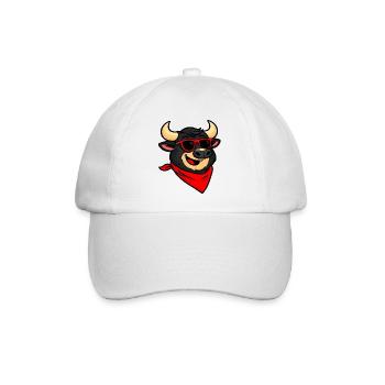 Feria Taurus Humor - Baseballkappe - Weiß/Weiß - Vorne