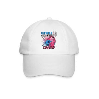 Level 36 Entsperrte Legende Kopfhörer - Baseballkappe - Weiß/Weiß - Vorne