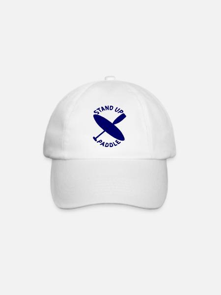 Sport Stand-up-Paddleboarding - Baseballkappe - Weiß/Weiß