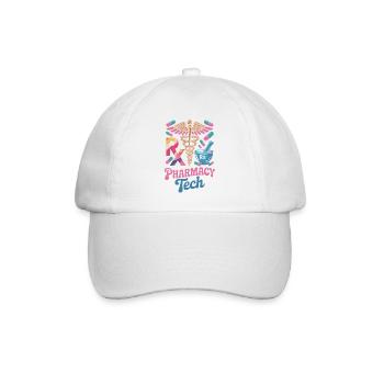 Rx Tech Pharmacy Art - Baseballkappe - Weiß/Weiß - Vorne