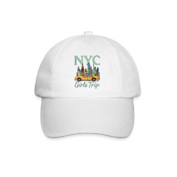 NYC Girls Trip - Baseballkappe - Weiß/Weiß - Vorne