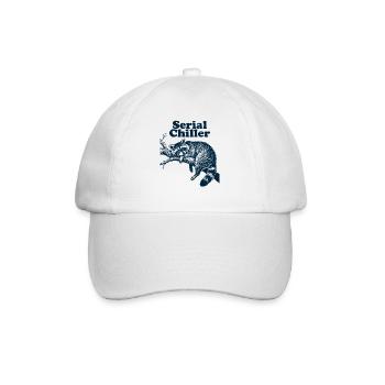 Serial Chiller Waschbär - Baseballkappe - Weiß/Weiß - Vorne
