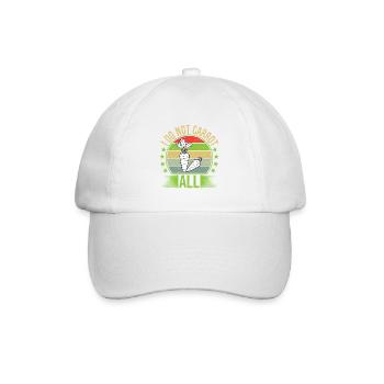 I Do Not Carrot All - Baseballkappe - Weiß/Weiß - Vorne