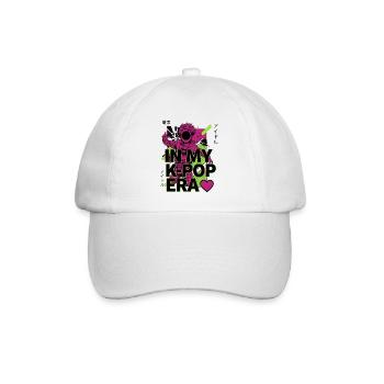 Im K-Pop-Zeitalter koreanische Musik-Anime-Stile - Baseballkappe - Weiß/Weiß - Vorne