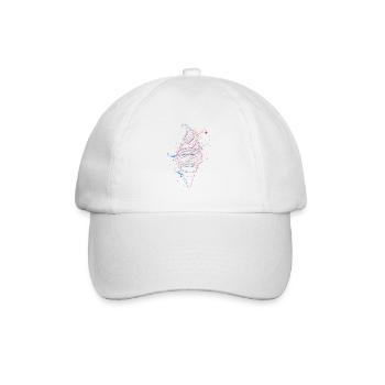 Eistüte Skizze - Baseballkappe - Weiß/Weiß - Vorne