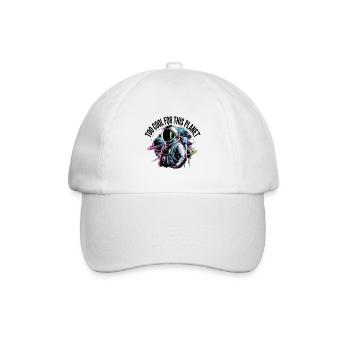Astronaut - Baseballkappe - Weiß/Weiß - Vorne