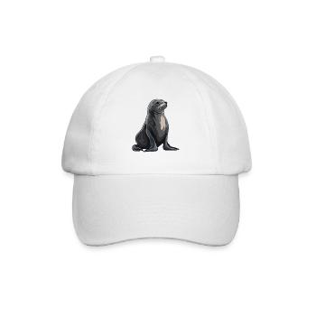 Seelöwen Seelöwe - Baseballkappe - Weiß/Weiß - Vorne