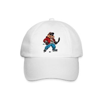 Biber Eishockey - Baseballkappe - Weiß/Weiß - Vorne