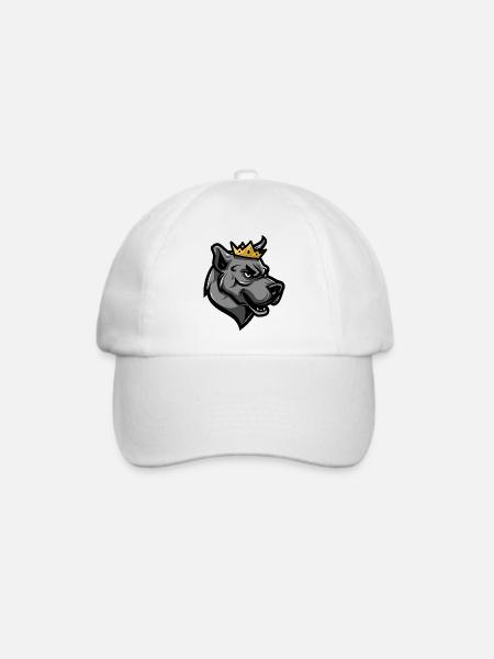 Kangal Hund Krone - Baseballkappe - Weiß/Weiß