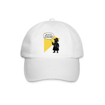 Hallo Onkel - Abholen? Deine Schweste nervt lustig - Baseballkappe - Weiß/Weiß - Vorne