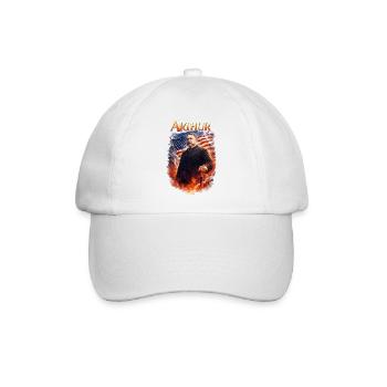 Arthur Patriotischer Feuersturm - Baseballkappe - Weiß/Weiß - Vorne