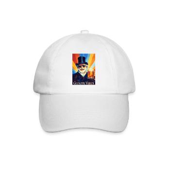 Giuseppe Verdi - Baseballkappe - Weiß/Weiß - Vorne