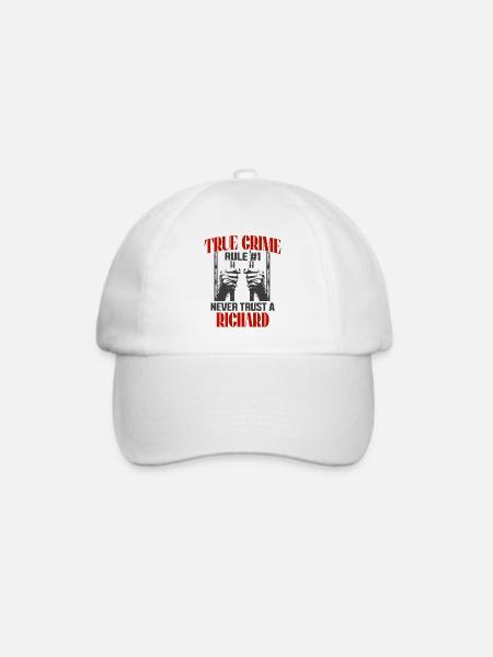 True Crime Richard True Crime - Baseballkappe - Weiß/Weiß
