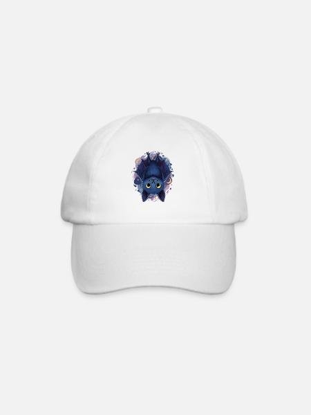 Mondschein Fledermaus Neon - Baseballkappe - Weiß/Weiß