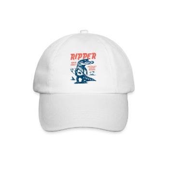 Ripper Surfer Croc Gold Coast Australia - Baseballkappe - Weiß/Weiß - Vorne