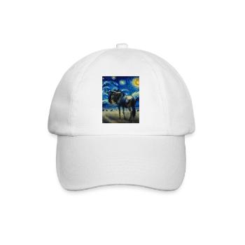 Gnu Starry Night - Baseballkappe - Weiß/Weiß - Vorne