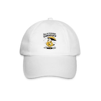  Das Ist Flüssiger Sonnenschein Lustige Möwe Im - Baseballkappe - Weiß/Weiß - Vorne